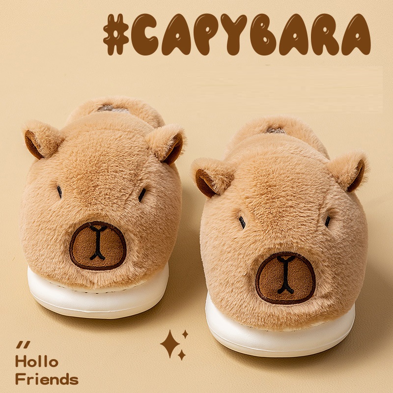 Espadrille Slip On - Sandal Desain Capybara Baru Unisex, Sepatu