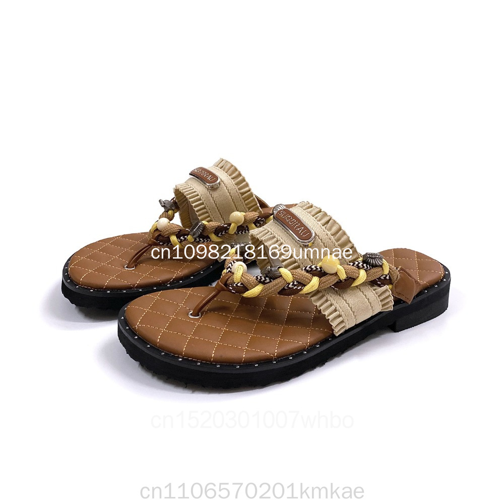 Sandal Wanita Anyaman Retro Ba - Flip Flop Leather Men ulasan dan harga