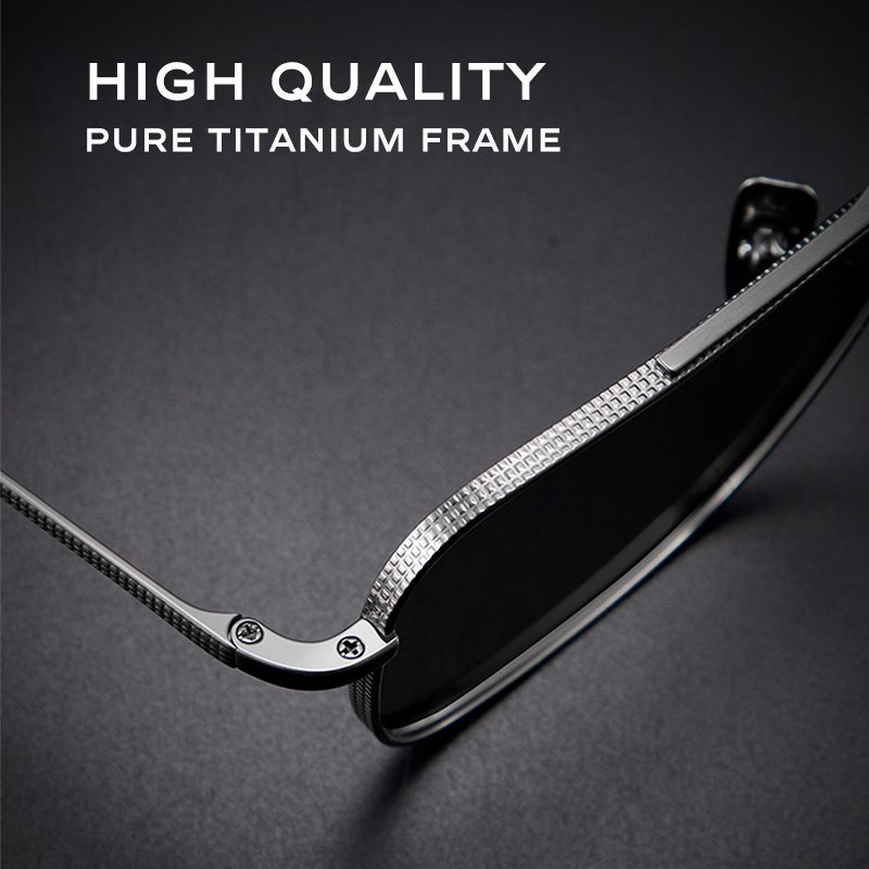 CAPONI Kacamata Hitam Pria Ter - Sunglasses Aviator Polarized ulasan dan harga