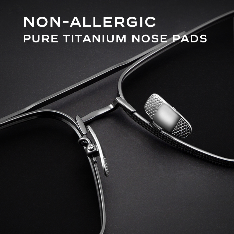 CAPONI Kacamata Hitam Pria Ter - Sunglasses Aviator Polarized ulasan dan harga