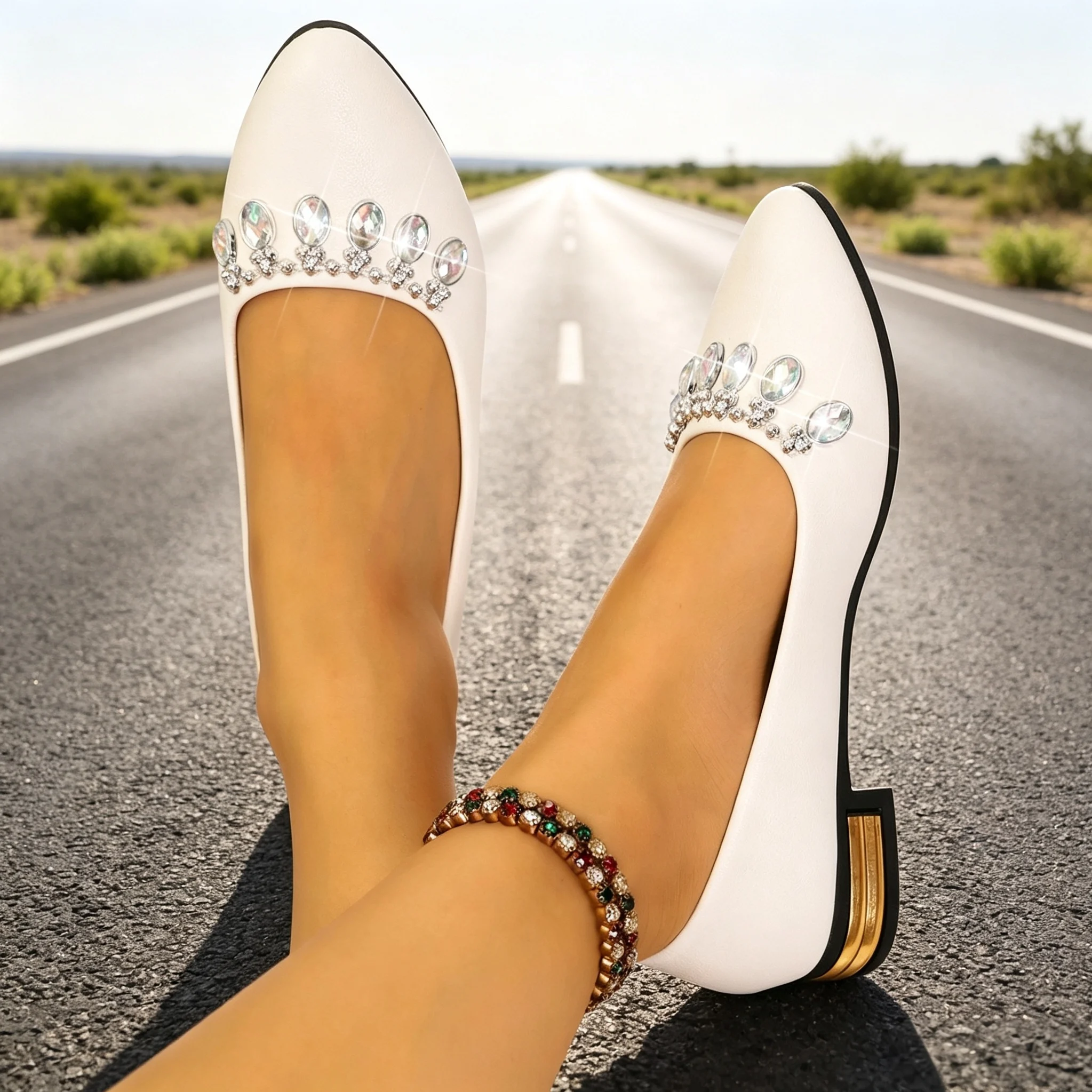 Sepatu Balet Wanita Model Poin - Espadrille Slip On ulasan dan harga