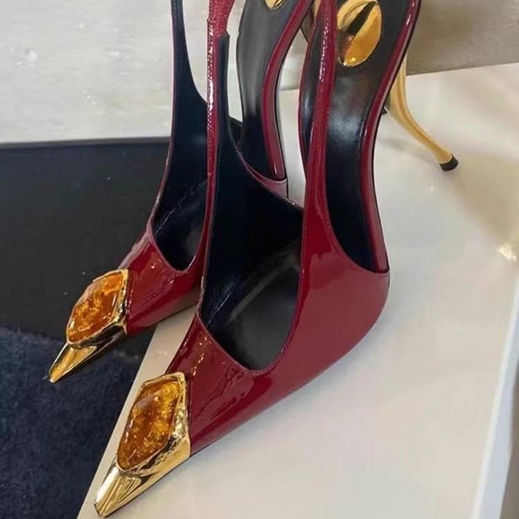 Sepatu hak tinggi wanita model - Casual Sandal Leather ulasan dan harga