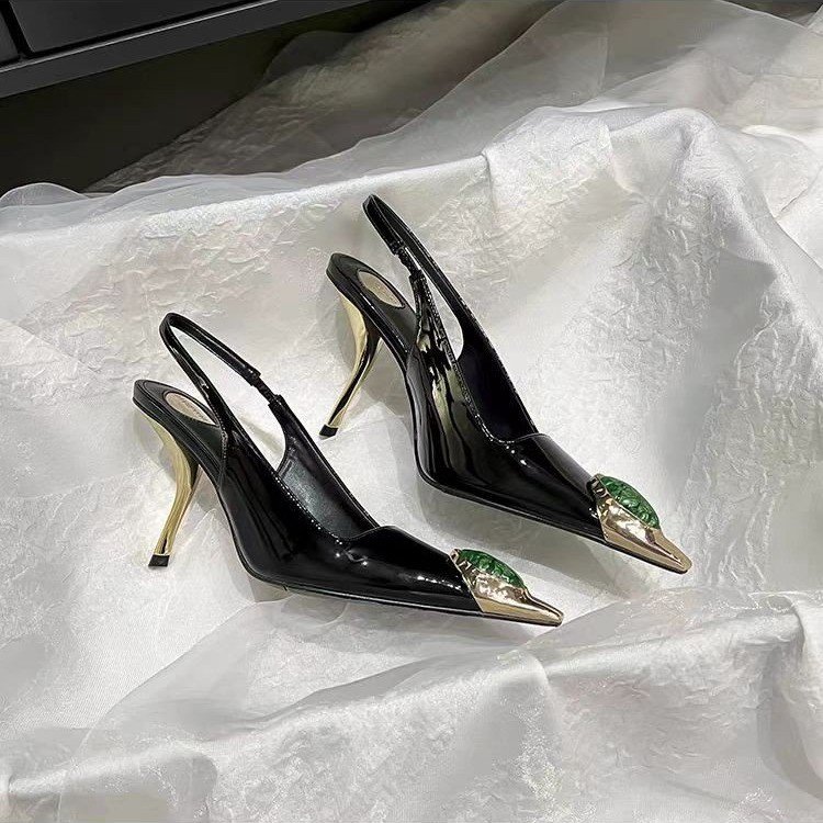 Sepatu hak tinggi wanita model - Casual Sandal Leather ulasan dan harga