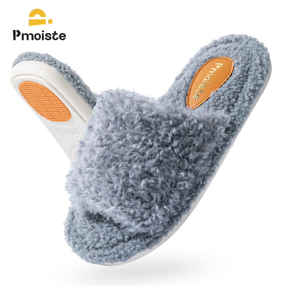 Pmoiste Sandal Rumah Fuzzy Wan - Espadrille Slip On ulasan dan harga