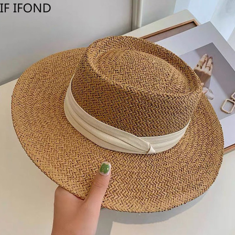 Topi Jerami Bersirkulasi Musim - Bucket Hat Straw ulasan dan harga