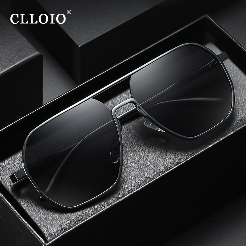 CLLOIO Kacamata Hitam Fotochro - Sunglasses Aviator Polarized ulasan dan harga