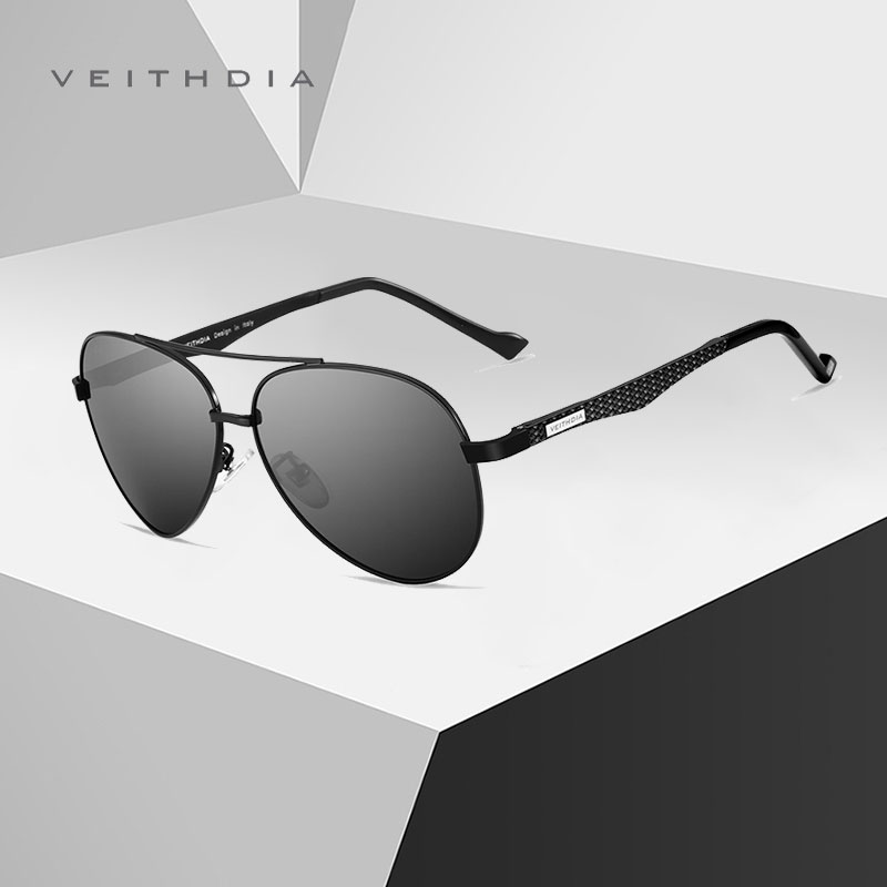 VEITHDIA Kacamata Hitam Pilot  - Sunglasses Aviator Polarized ulasan dan harga
